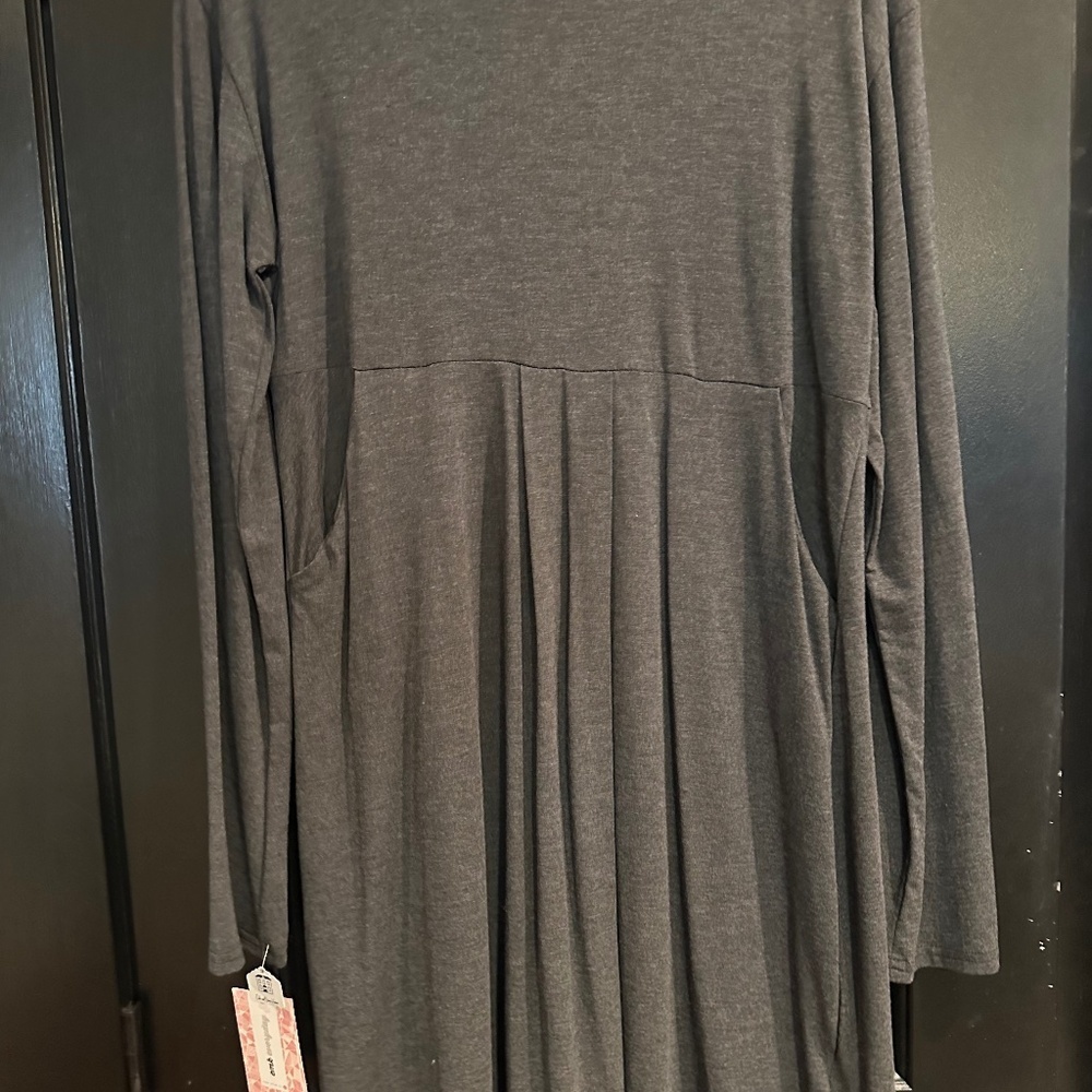 Grey Dress with pockets size XL